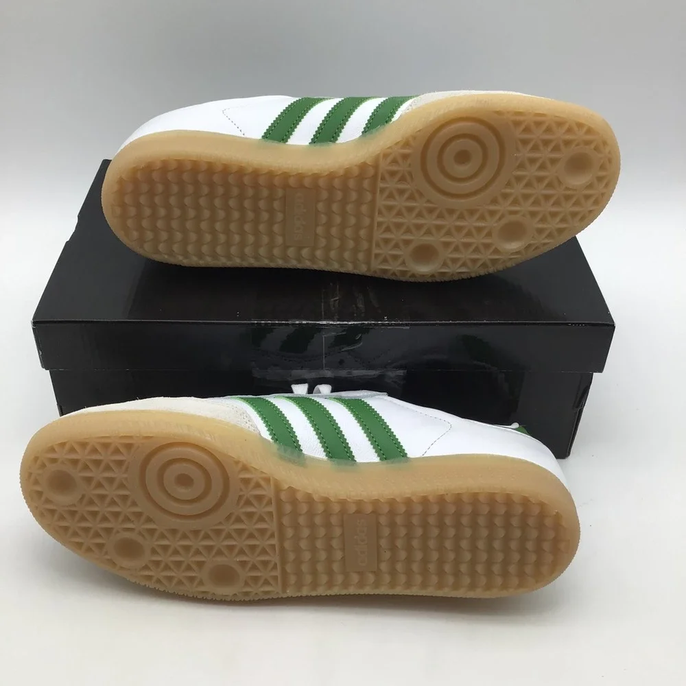 Adidas Samba ADV White Green Gum Men Size 9 Skateboarding Shoes JP8522 NEW